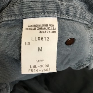 Lee コーデュロイパンツ レディースm せんぷうき 所沢のパンツの中古 古着あげます 譲ります ジモティーで不用品の処分