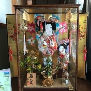 羽子板飾り 福寿 Decorative Fukuju Hagoita
