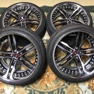 早い者勝ち！美品！！値下げします！19インチ タイヤ新品！シャレン xf ...