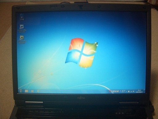 ノートパソコン　Windows7  　FMV-BIBLO NF/A70　 すぐに使用できます