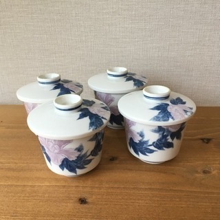 茶碗蒸し 器 皿 蓋付 4セット【食器6】