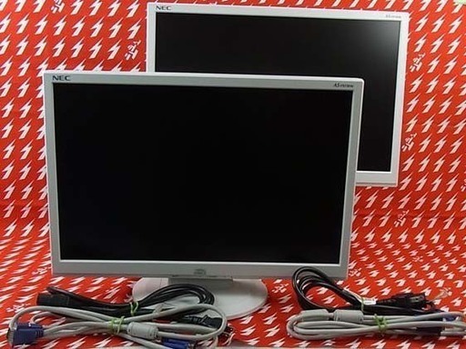 お買い得 2台セット/19インチワイド 液晶/WSXGA+/スピーカー内蔵/NEC