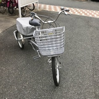 【三輪じてんしゃ】大人用三輪車 ナチュラルフロー