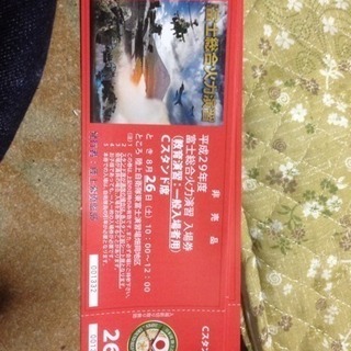 自衛隊富士火力総合演習  ２６日