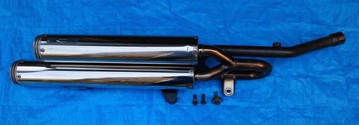 スカイウェイブ250 CJ44A SP忠男 スーパーコンバット マフラー