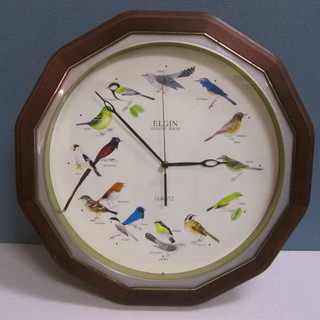 【ELGIN】エルジン◆バードクロック◆壁掛け時計◆野鳥の鳴き声...