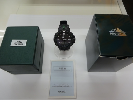 Casio Protrek　PRE-S6000Y　腕時計　カシオ　プロトレック　トリプルセンサー　タフローラー