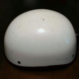 ヘルメット 半キャップ パールホワイト