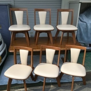値下げしました】配達可 ニトリ ダイニング7点セット 6人用食卓