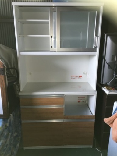 【値下げしました】配送可 ダイニング キッチンボード 食器棚 105 上位機種 日本製