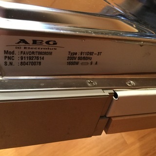 ・AEG 食洗機　F86080I-M (2007年製)