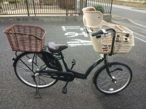 値下げ　子供前乗り　自転車　後ろかご付き