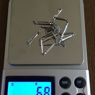 会 ネックレス pt850 プラチナ 長さ約42cm 約6.8ｇ