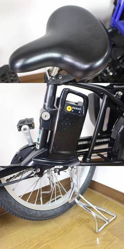【去年購入】Panasoinc GYUTTO MINI DX 2016年モデル (BE-ELMD032B) 内装3段変速 後用チャイルドシート装着 ギュット・ミニ 電気自転車