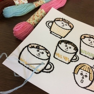 9/22(金)～24(日) 『Teatime de 紙刺繍』参加者募集中！の画像