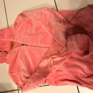 Juicy couture ベロアpink パーカー