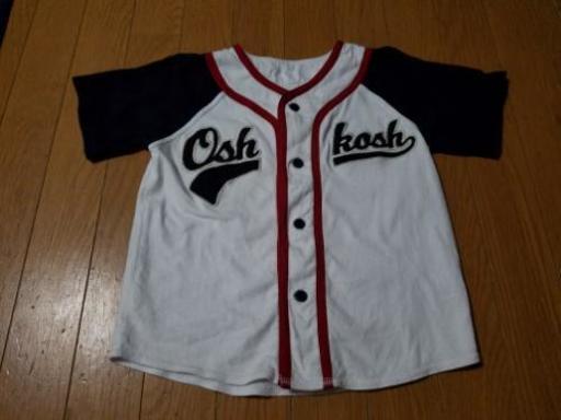 1cmosh Kosh野球ユニフォーム風tシャツ Msw 静岡のキッズ用品 子供服 の中古あげます 譲ります ジモティーで不用品の処分