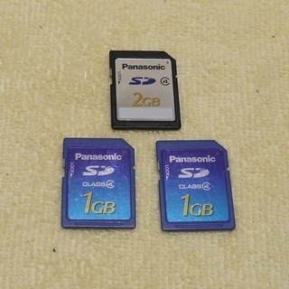 【取引完了】【中古】Panasonic SDカード 3枚