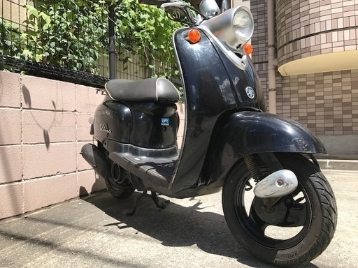売り切れました！ありがとうございます！お手頃価格です。YAMAHA　２サイクルビーノ　後期型　黒　　タイヤ前後新品