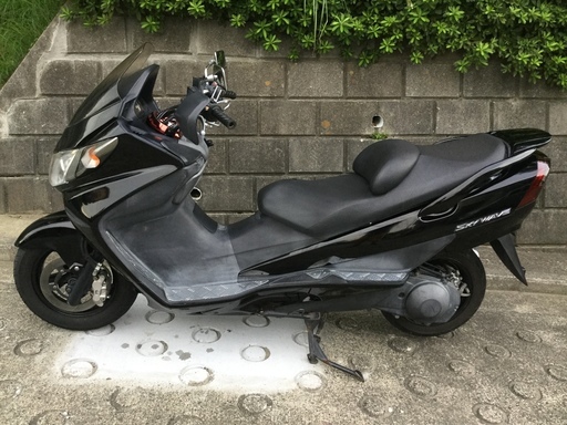 スズキ スカイウェイブ250 CJ43A型 実働車 近隣の方ナンバー代行取得します。