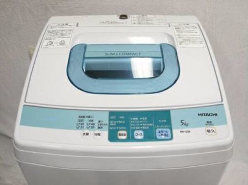 高濃度洗剤液で洗う2ステップウォッシュ、干し時間を短縮できる「風乾燥」、便利な「洗→風乾コース」搭載の多機能洗濯機です。 2014年式日立風乾燥機能付き洗濯機5キロです  配送無料です！