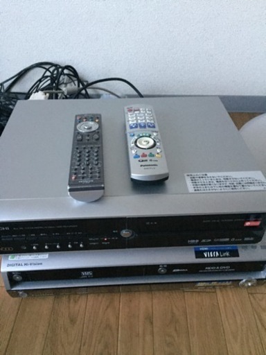 37インチ プラズマ テレビ HDD DVD VHSレコーダーセット