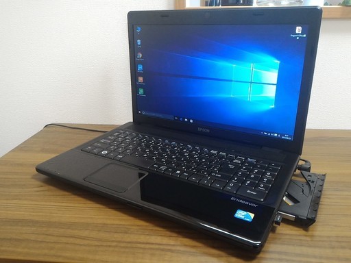 お取引中)美品 Core-i5 ﾒﾓﾘ4G Office2016搭載 高性能i5/ﾒﾓﾘ4G/HDD160G/DVD-ROM/無線LAN/Kingsoft Office2016 [EPSON Endeavor NJ3300]
