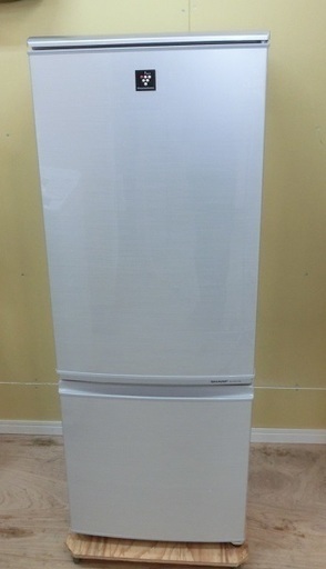 【販売終了いたしました。ありがとうございます。】SHARP　プラズマクラスター7000搭載　2ドア　冷凍冷蔵庫　SJ-PD17W　2012年製　中古品