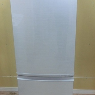 【販売終了いたしました。ありがとうございます。】SHARP　プラズマクラスター7000搭載　2ドア　冷凍冷蔵庫　SJ-PD17W　2012年製　中古品