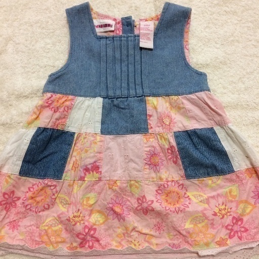 パッチワーク ワンピース 500円 めいめい 港のキッズ用品 子供服 の中古あげます 譲ります ジモティーで不用品の処分