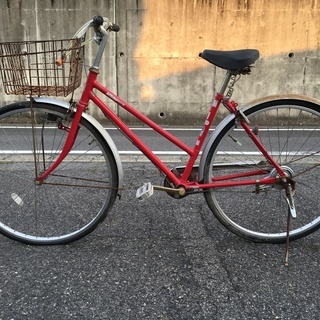 自転車（ママチャリ）27型（27インチ）ジャンク