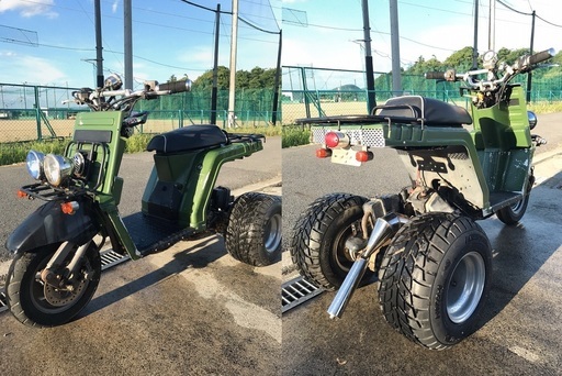 ■TD01 ジャイロX 中期型 カスタム ミニカー 改造車 実働■