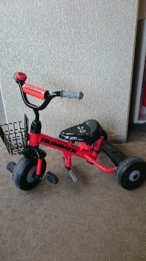 ハマー トライサイクル3 子供三輪車 FD-TZ イエロー ハンドル付き 