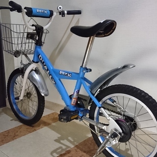 子供用自転車 DUALLY(デューリー) ブルー 16インチ ワイヤーかご・補助 ...