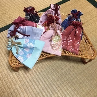 リメイク品 小物入れ 巾着袋 ご協力品