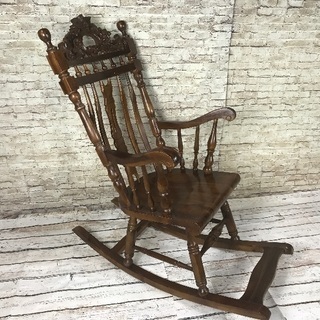 自宅までお届けします  値下げ交渉あり！オシャレなバリ製ロッキングチェア