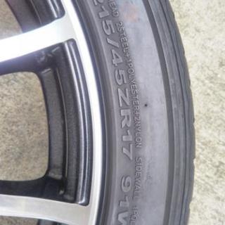 アルミタイヤ4本セット　　　　17インチ⚠引取限定