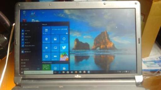 更に値下げ。直ぐに使えます。富士通ノートパソコン　Core i3  15.6インチwideLED  Windows10
