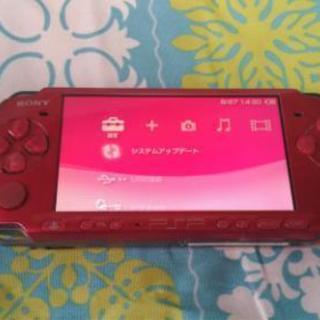 SONY PSP PSP-3000 本体　RADIANT RED...