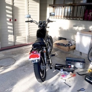 SUZUKI GN125 カスタム とても綺麗です^ ^