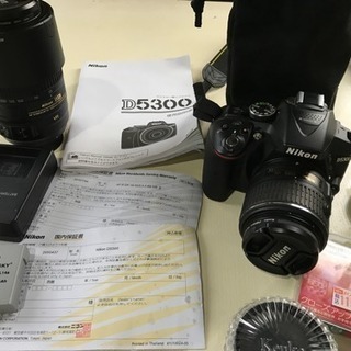 Nikon d5300 ダブルズームキット カメラ