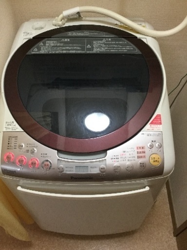 Panasonic製8キロ乾燥機付き洗濯機 31日までに取りに来られる方限定