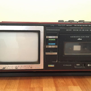 日立ポータブルテレビ　C6-641 1980年製　ジャンク品