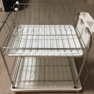 中古水切りラック2段が無料 格安で買える ジモティー