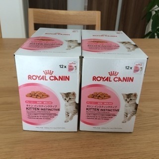 子猫用のエサ  ロイヤルカナン キトン2箱