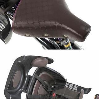 子供乗せ電動アシスト自転車 パープル ブリヂストン アンジェリーノ