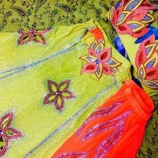 プロフェショナルベリーダンス衣装エジプト製ヒサャムデザイン☆手作りウアンピース