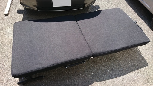 折りたたみベット 黒 折りたたみ式 畳ベッド シングル 日本製