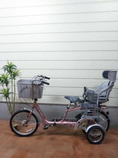 極上車！ピンクの子供乗せ自転車☆