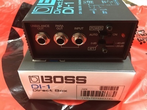 【最終値下げ】Boss di-1 BOSS ( ボス ) DI-1 定番ダイレクトボックス(DI) 送料無料
